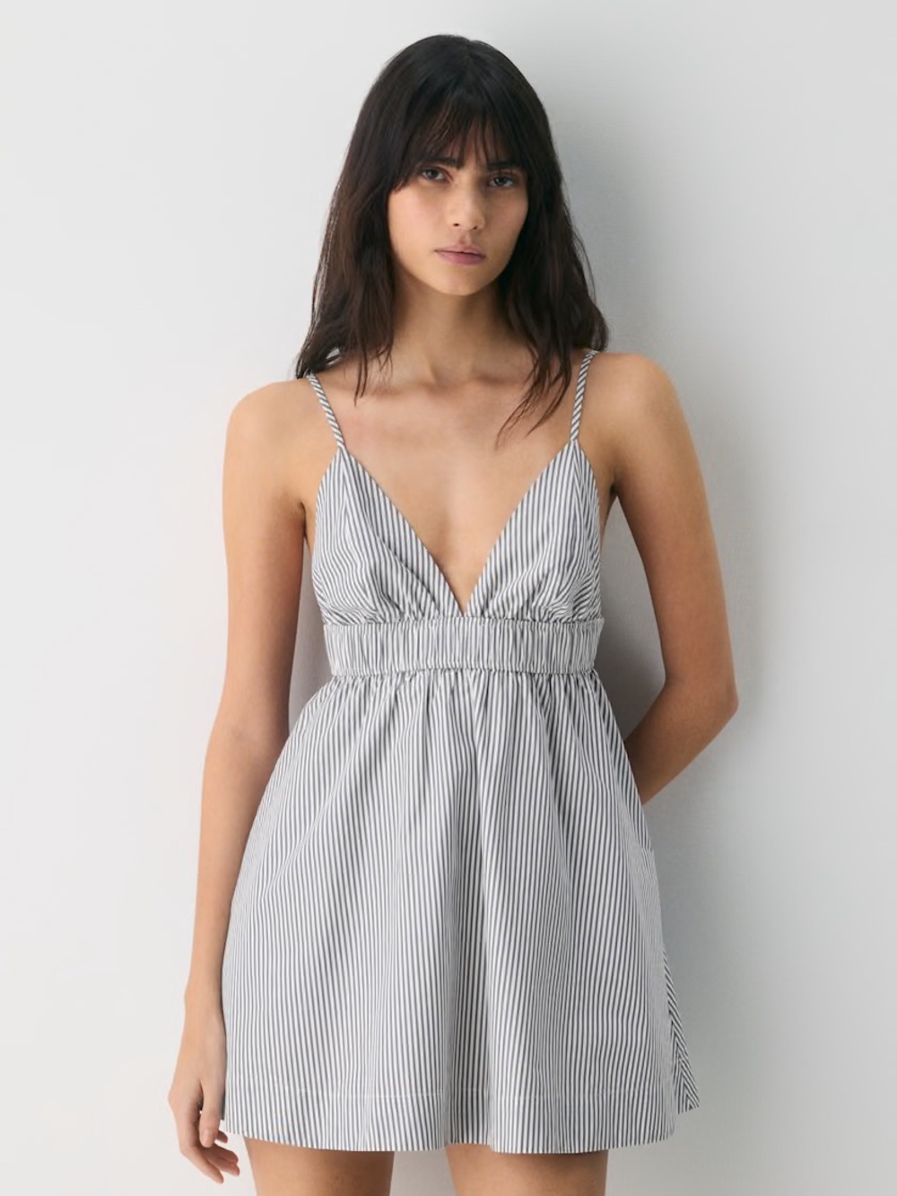 Aritzia Encourage Poplin Mini Dress